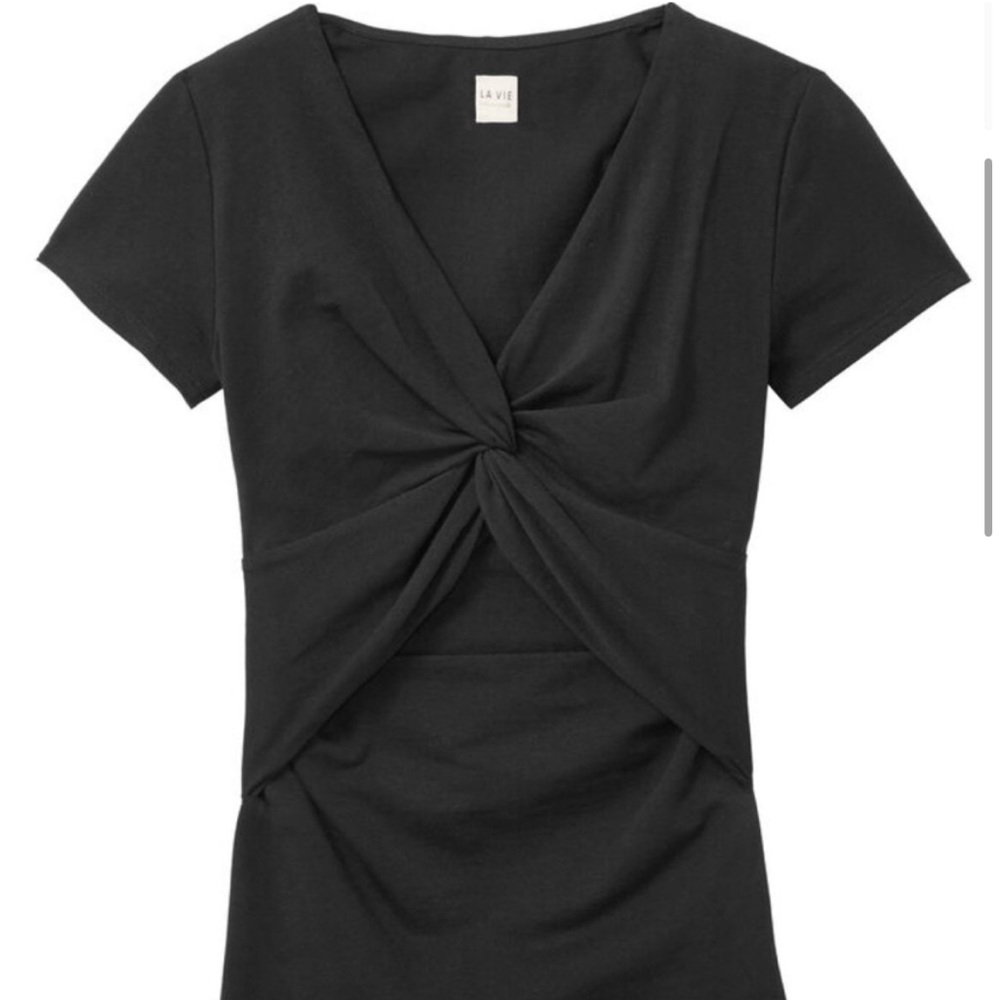 Rebecca Taylor La Vie Cut Out Jersey Tee
